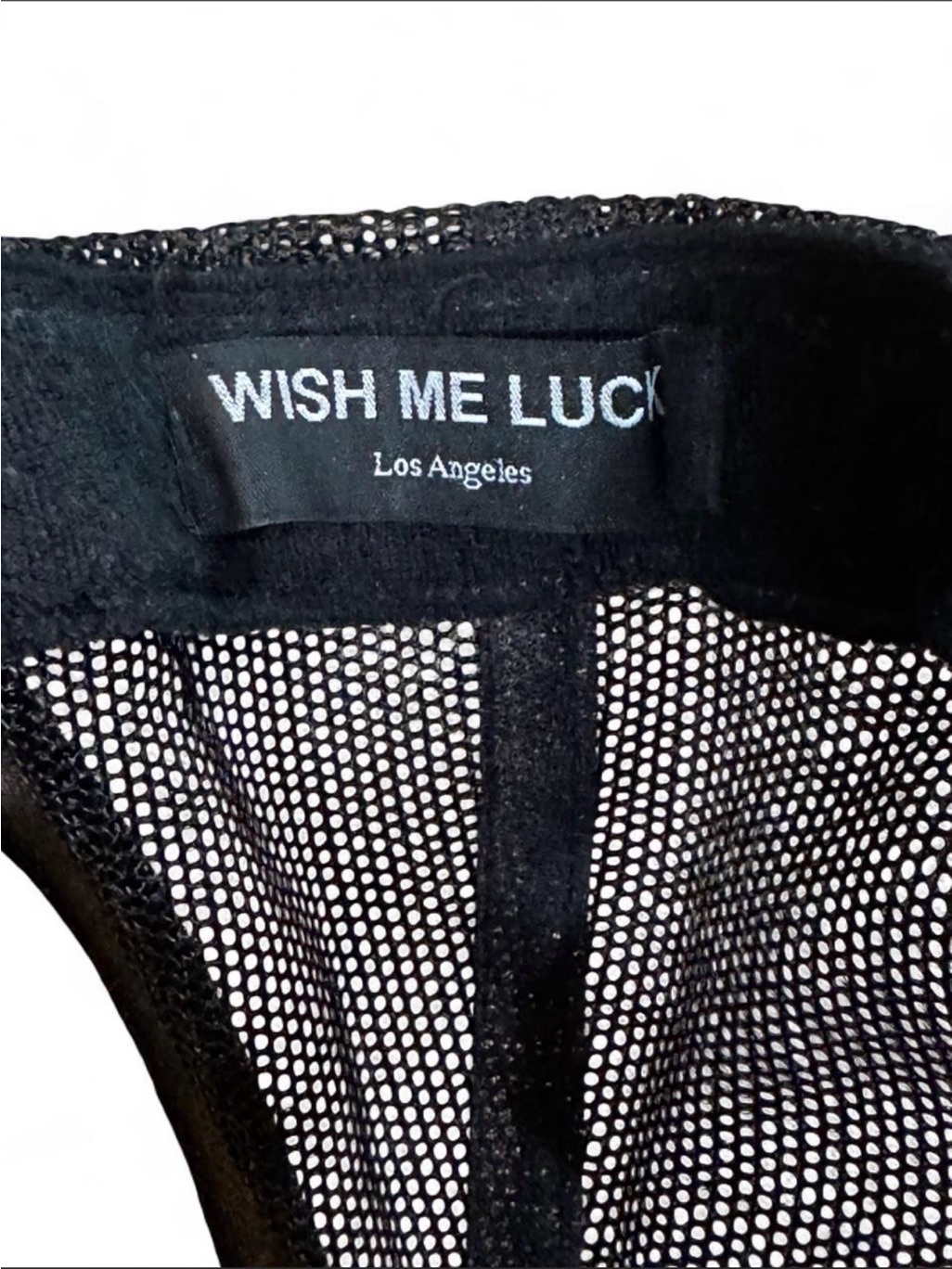 Official Wish Me Luck (Wml) X Dialog Cafe Collaboration Trucker Hat — image 3 of 4